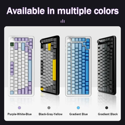 AK820MAX Magnetic Axis Wire/Wireless RGB Mechanical Keyboard Gasket Structure Full-Key Hot-Swappable for E-Sports Keyboard